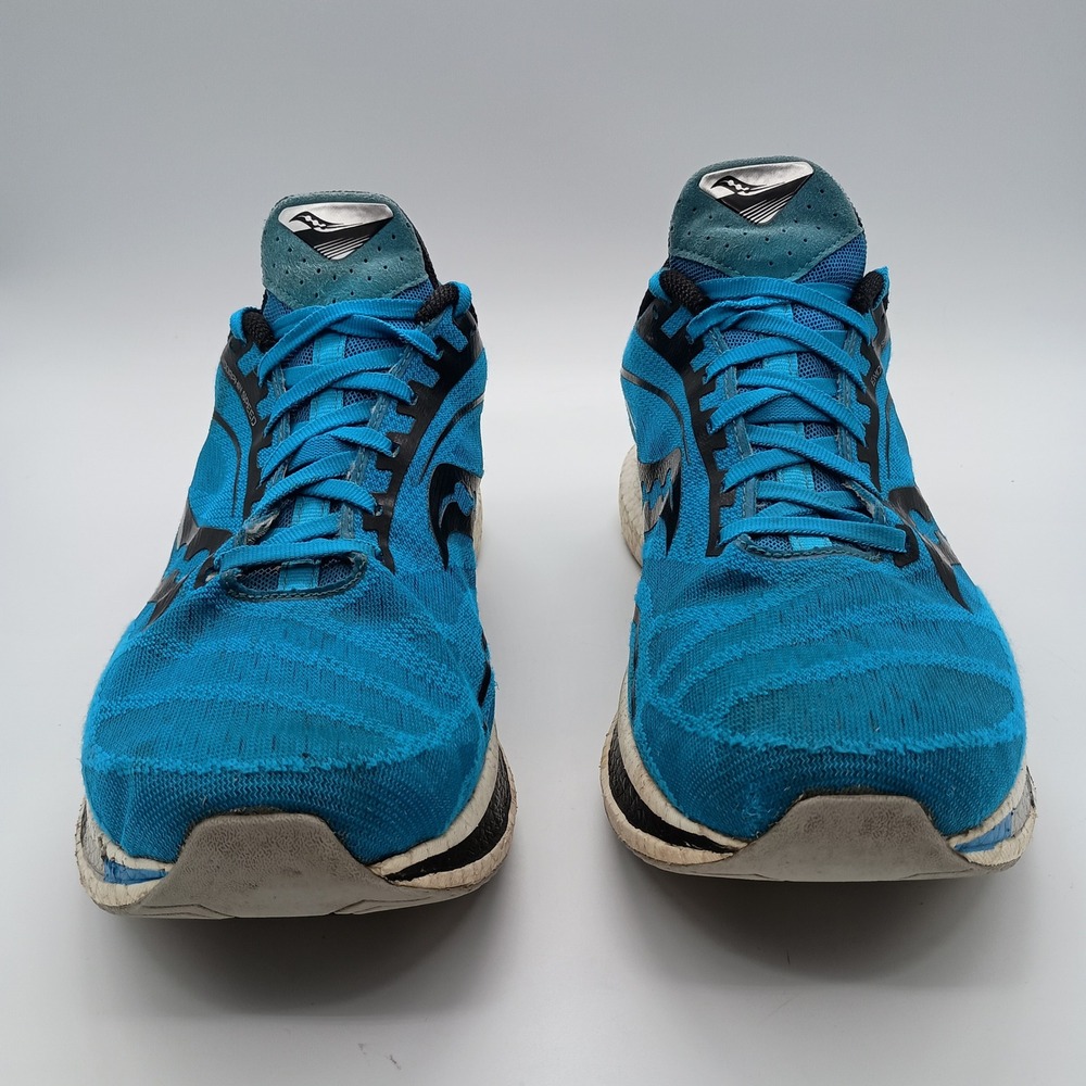 Saucony Endorphin Speed Mens Running Shoes‎ Blue Black Size 13 - Picture 2 of 9
